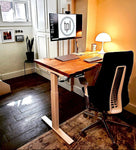 The President - Hard Maple Adjustable Height Desk