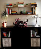 The Library - Barn Board Shelves