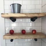 Spalted Maple Kitchen Shelves