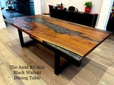 The Aunt & Uncle - Black Walnut Dining Table