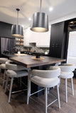 The Vision - Oxidized Black Walnut Breakfast Bar
