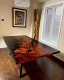 The Wildfire - Old Growth Redwood Dining Table