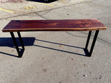 The Victor - Black Walnut Console Table