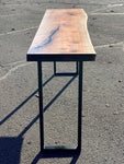The Victor - Black Walnut Console Table
