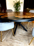 The Old Soul - Walnut & 24KT Gold Flake Dining Table