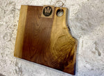 Black Walnut Charcuterie Board with Thumb Hole