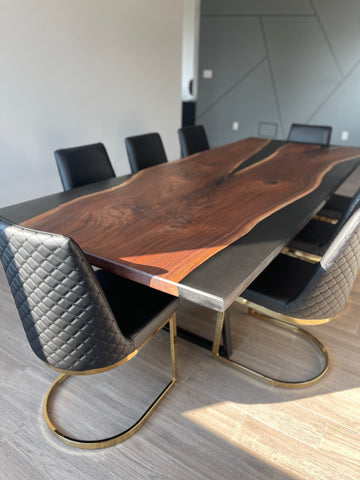 The Hampton - Black Walnut Dining Table