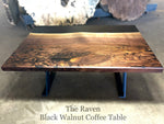 The Raven - Black Walnut Coffee Table
