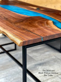 The Wildcard - Black Walnut Outdoor Bar Table
