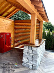 The Oasis - Black Walnut Outdoor Bar