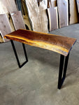 The Caramel - Black Walnut Console Table