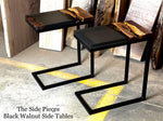The Side Pieces - Black Walnut Side Tables