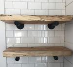 Spalted Maple Kitchen Shelves