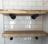 Spalted Maple Kitchen Shelves