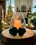 Wooden Cookie Candle Holders