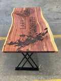 Cottage Collection - Lake Joseph Lake Map Table