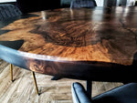 The Old Soul - Walnut & 24KT Gold Flake Dining Table