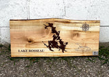 Lake Rosseau Lake Map Board